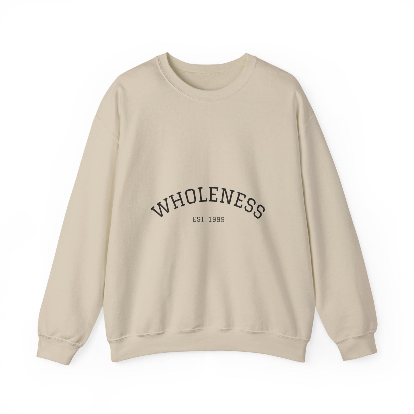 Wholeness Crewneck Sweatshirt — Minimal Comfort Graphic Pullover